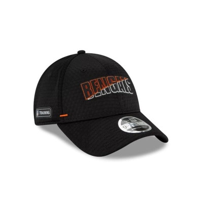 Cincinnati Bengals Gorra | New Era NFL Official Summer Sideline Stretch Snap 9forty Snapback Cap Mexico - Negros